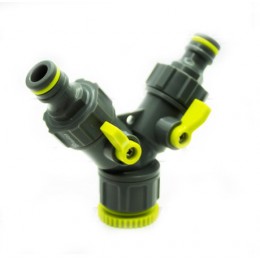 LIME LINE адаптер с кранами 1/2 / 3/4 резьба внутренняя